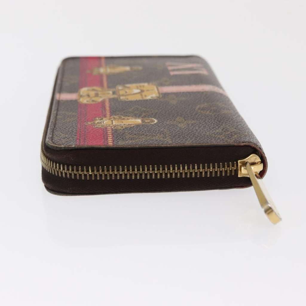 Louis Vuitton Zippy wallet Brown Canvas Good condition - Model View