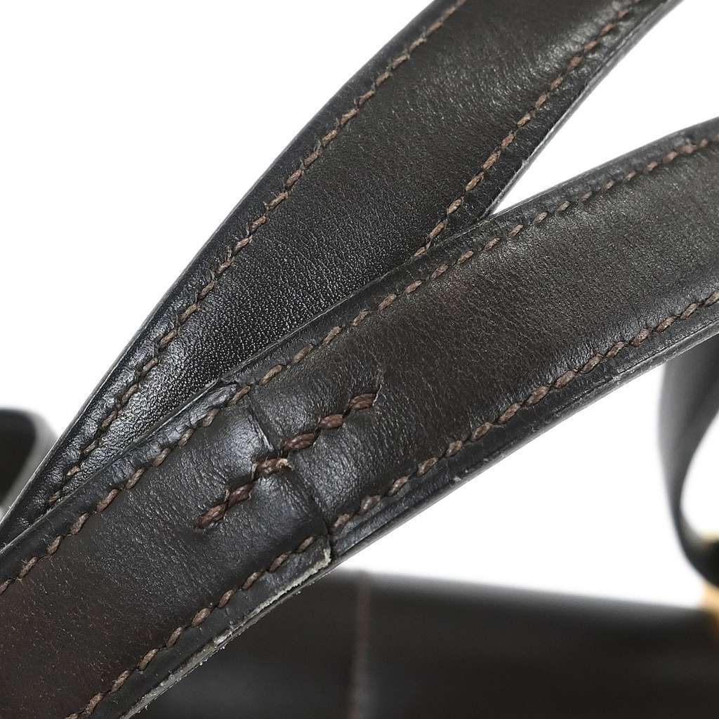 Hermès Vintage Shoulder Bag Brown Leather Good condition - Box View