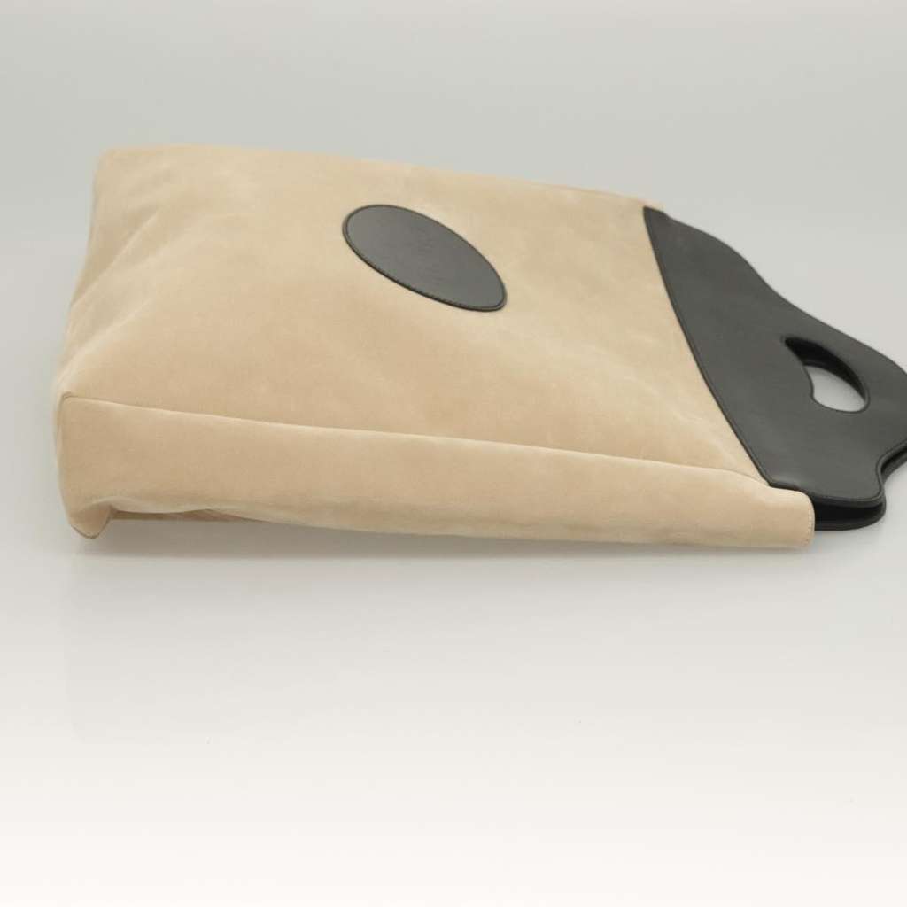 Gucci Vintage Handbag Beige Suede Good condition - Inside View