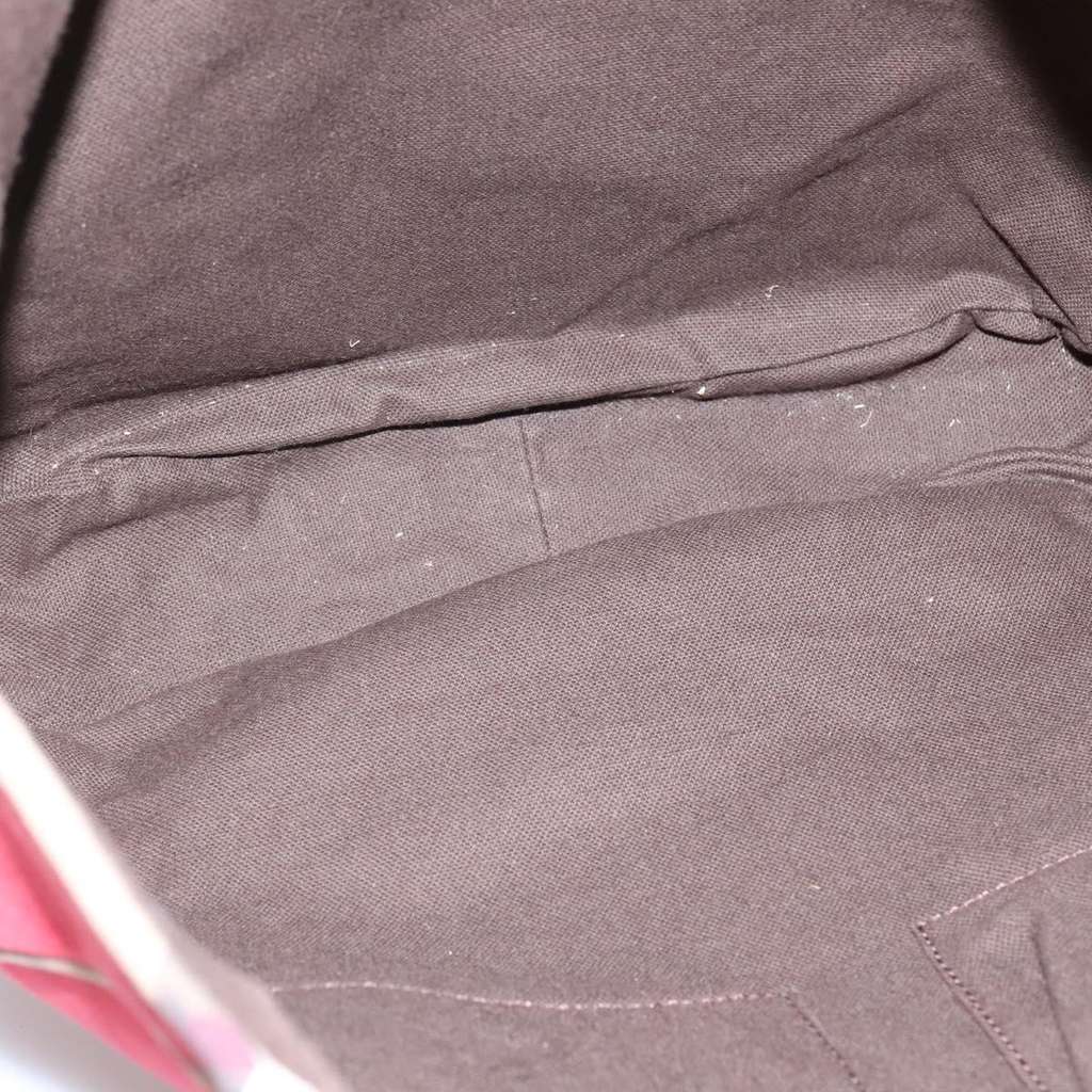 Burberry Shoulder Bag Red Canvas Good condition - Box View