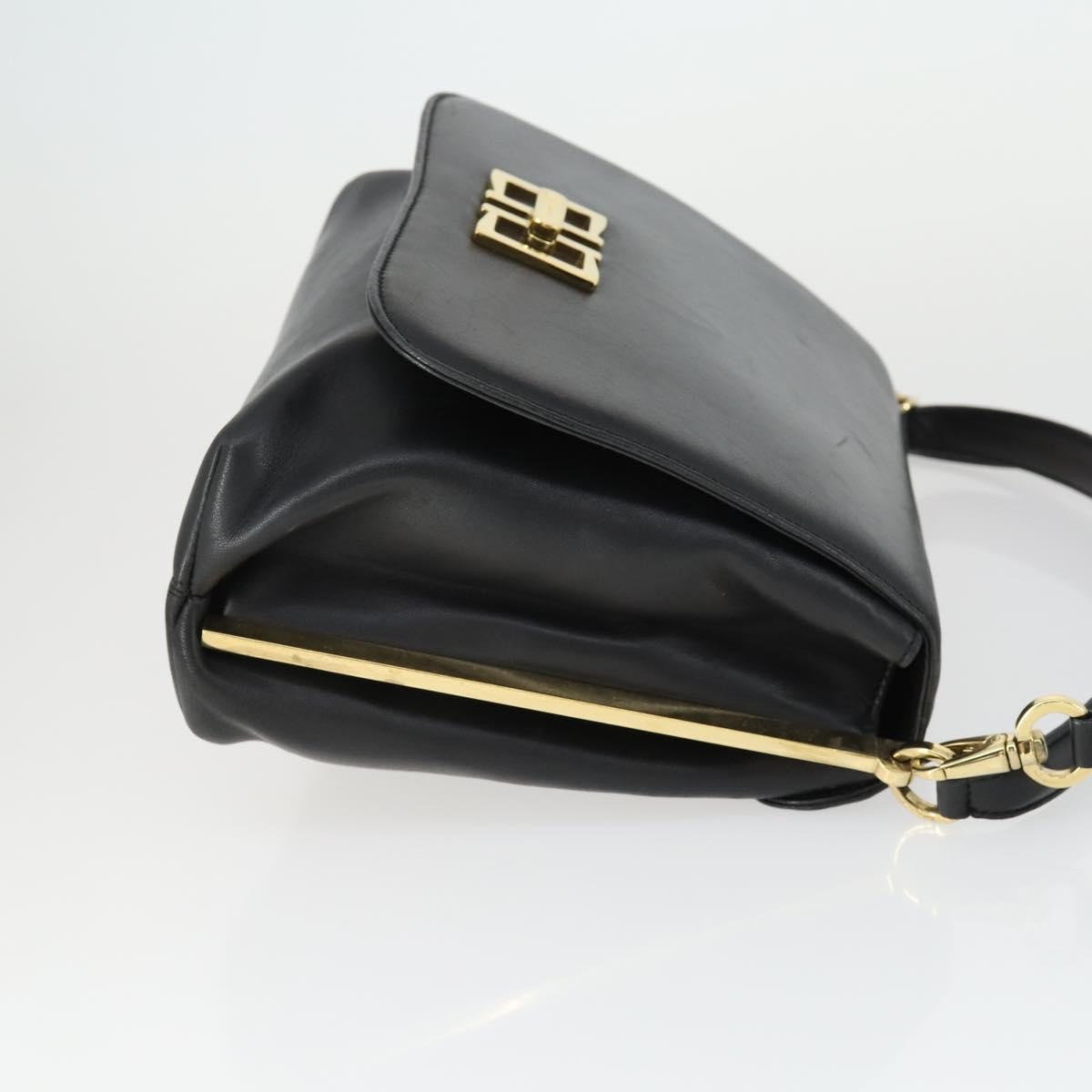 Salvatore Ferragamo Vintage Handbag Black Leather Good condition - Inside View