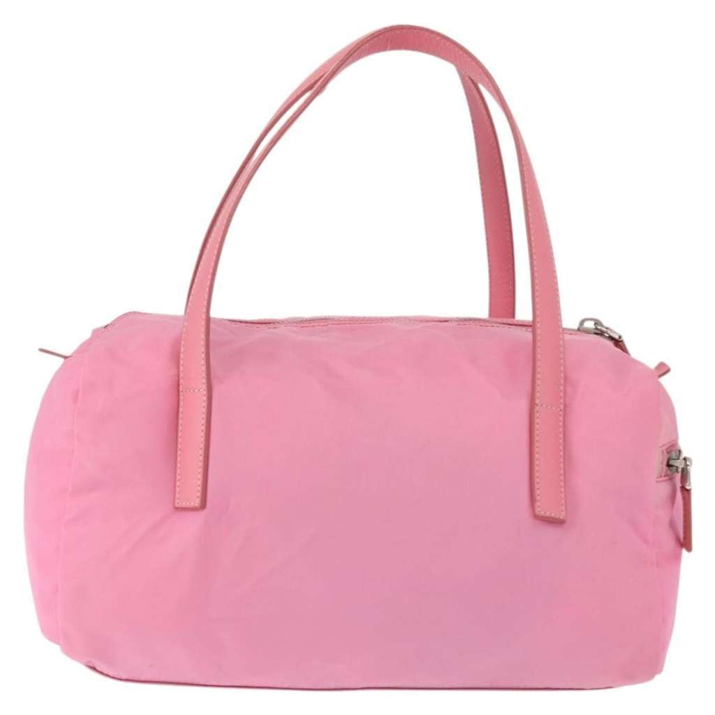 Prada Side Pocket Convertible Duffle Bag Pink Good condition - Back View