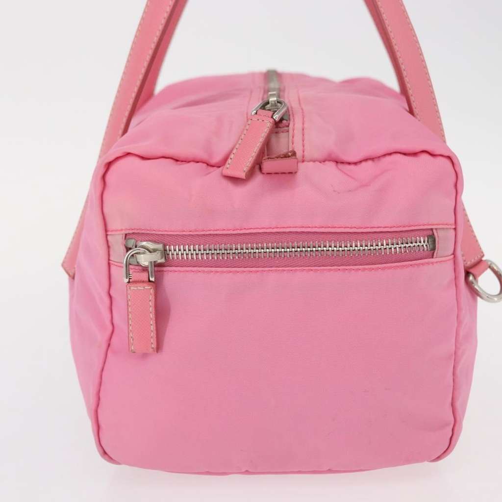 Prada Side Pocket Convertible Duffle Bag Pink Good condition - Model View