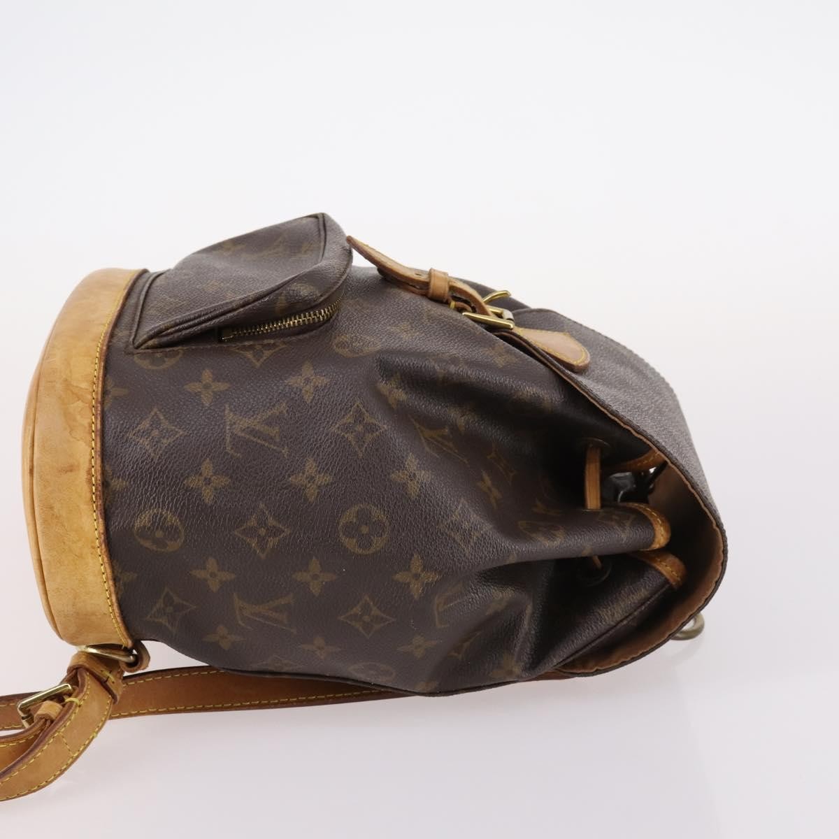 Louis Vuitton Vintage Montsouris Backpack Brown Canvas Fair condition - Inside View