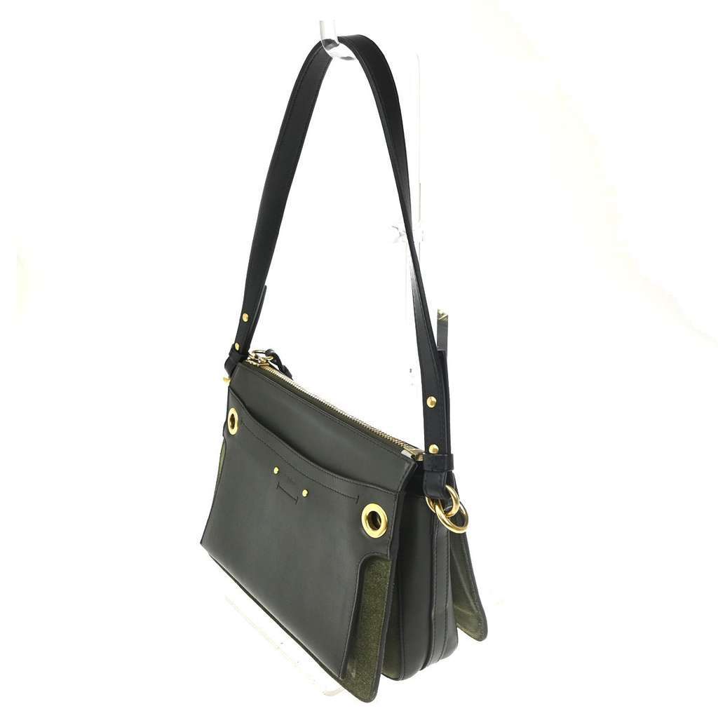 Chloe Roy Shoulder Bag Black Suede Good condition - Inside View