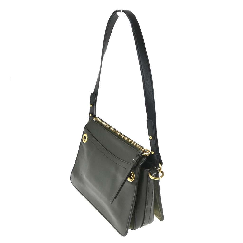 Chloe Roy Shoulder Bag Black Suede Good condition - Model View
