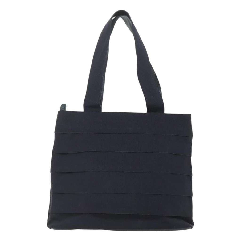 Salvatore Ferragamo Vala tote Navy Canvas Good condition - Back View