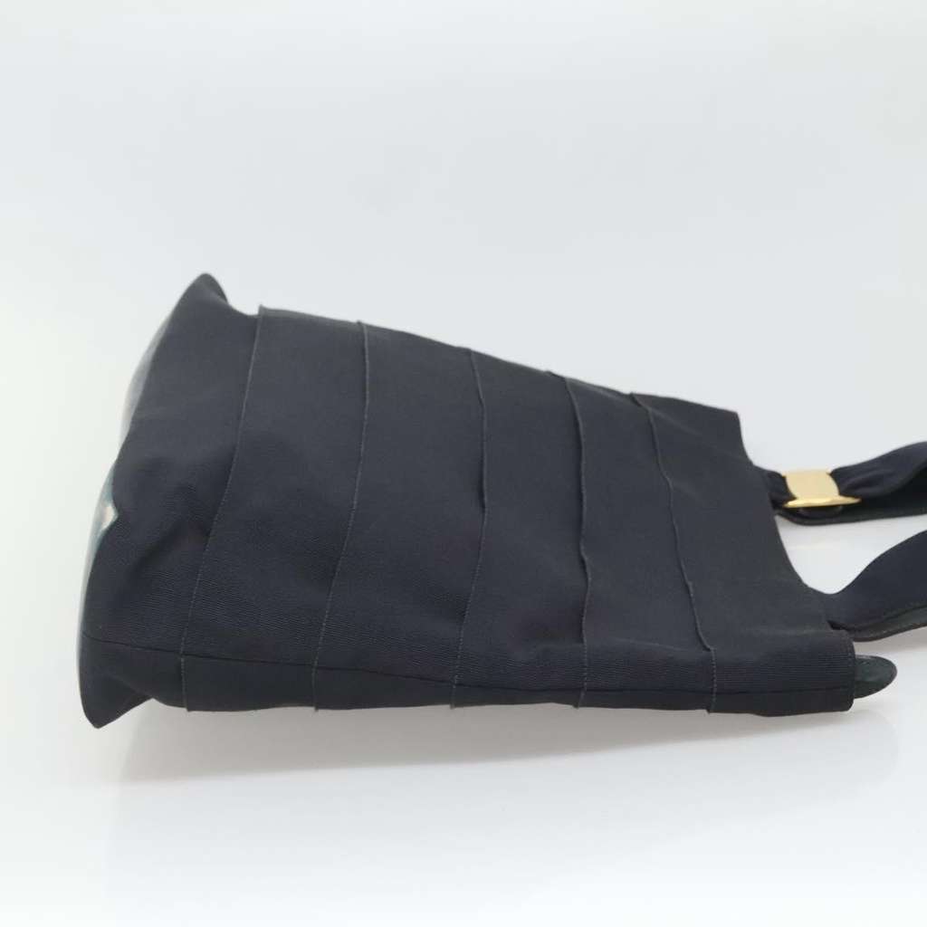 Salvatore Ferragamo Vala tote Navy Canvas Good condition - Model View