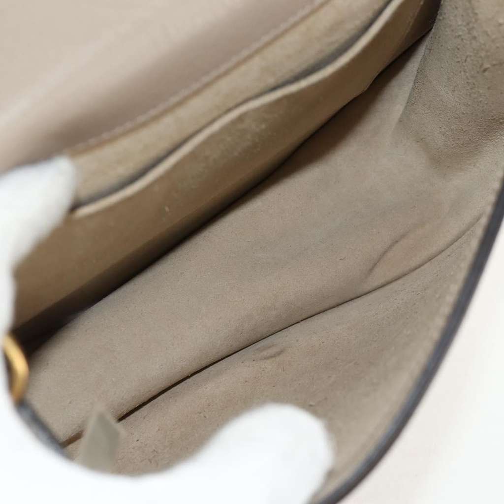 Chloe Nile Crossbody Bag Beige Leather Good condition - Box View