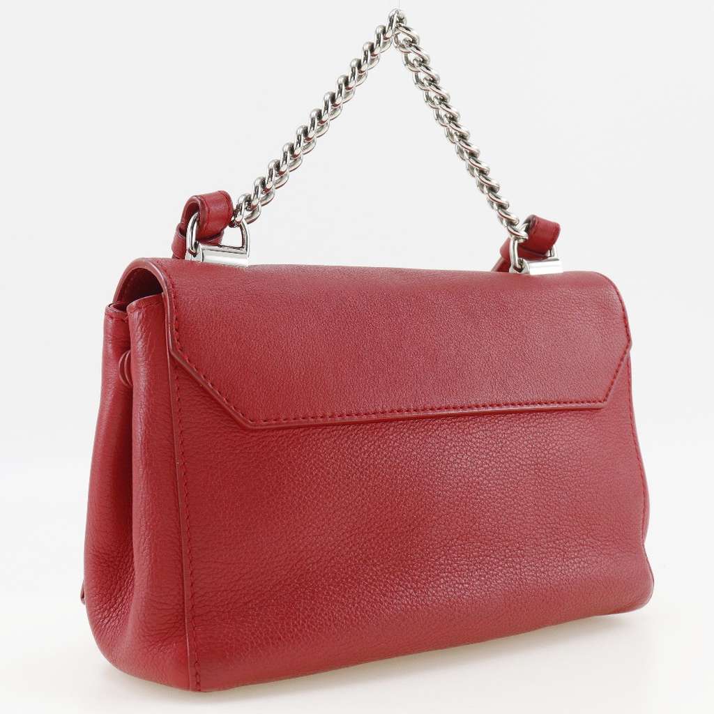 Louis Vuitton Lockme II Handbag Red Leather Good condition - Back View