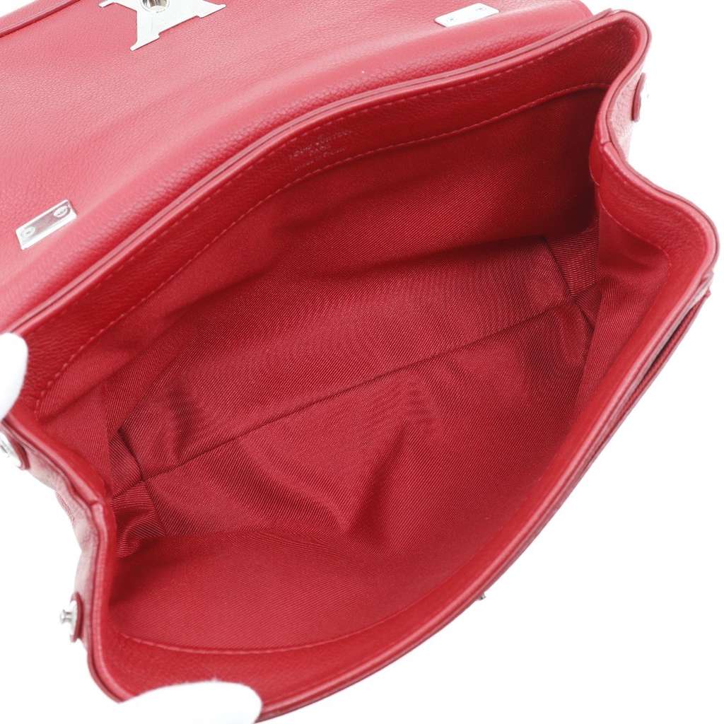 Louis Vuitton Lockme II Handbag Red Leather Good condition - Model View