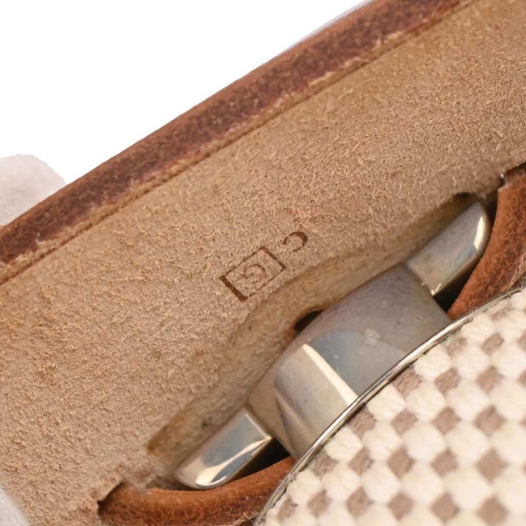 Hermès Herbag A Dos Backpack Beige Canvas Good condition - Box View