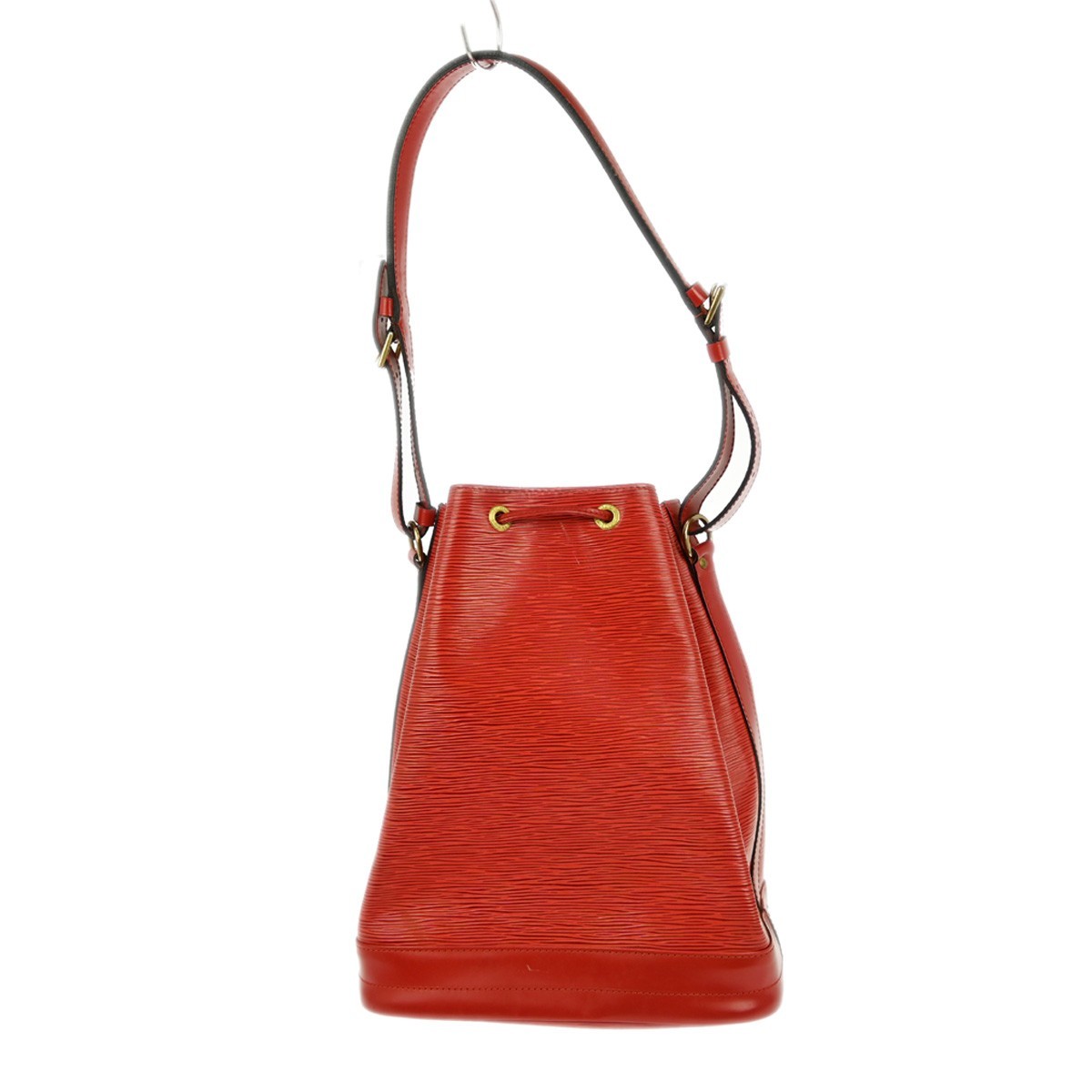 Louis Vuitton Noe Handbag Red Leather Good condition - Back View