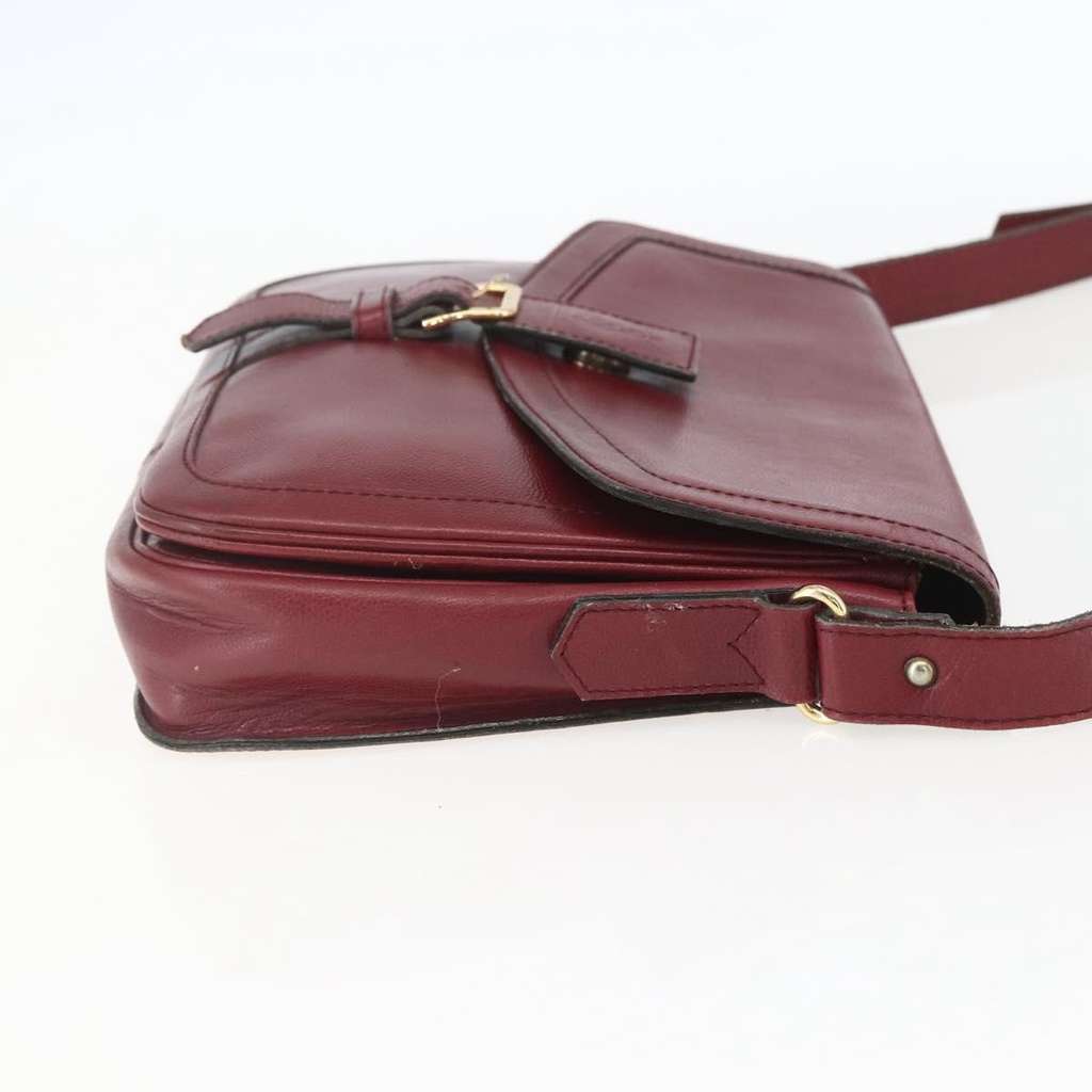 Saint Laurent Vintage Shoulder Bag Red Leather Good condition - Model View