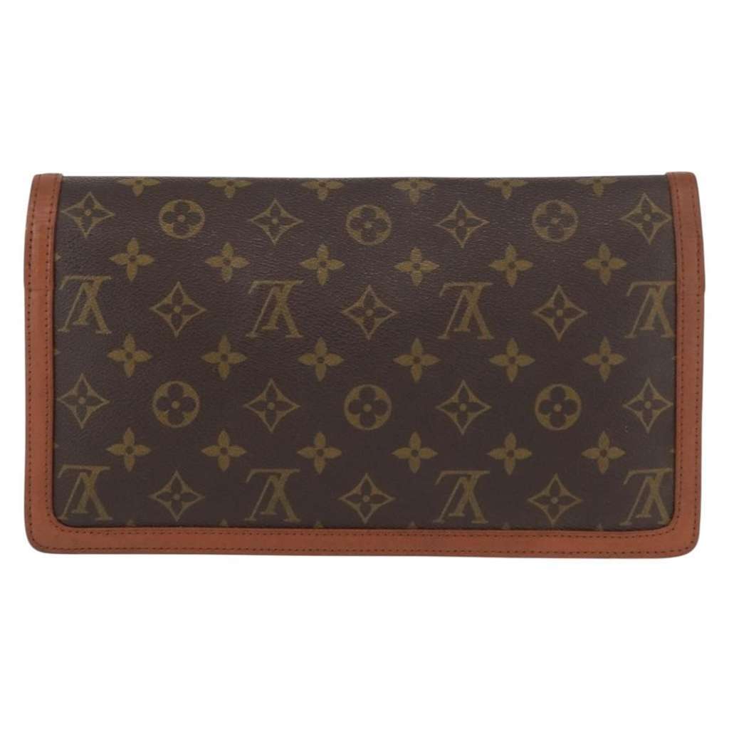 Louis Vuitton Dame Pochette Brown Canvas Good condition - Back View