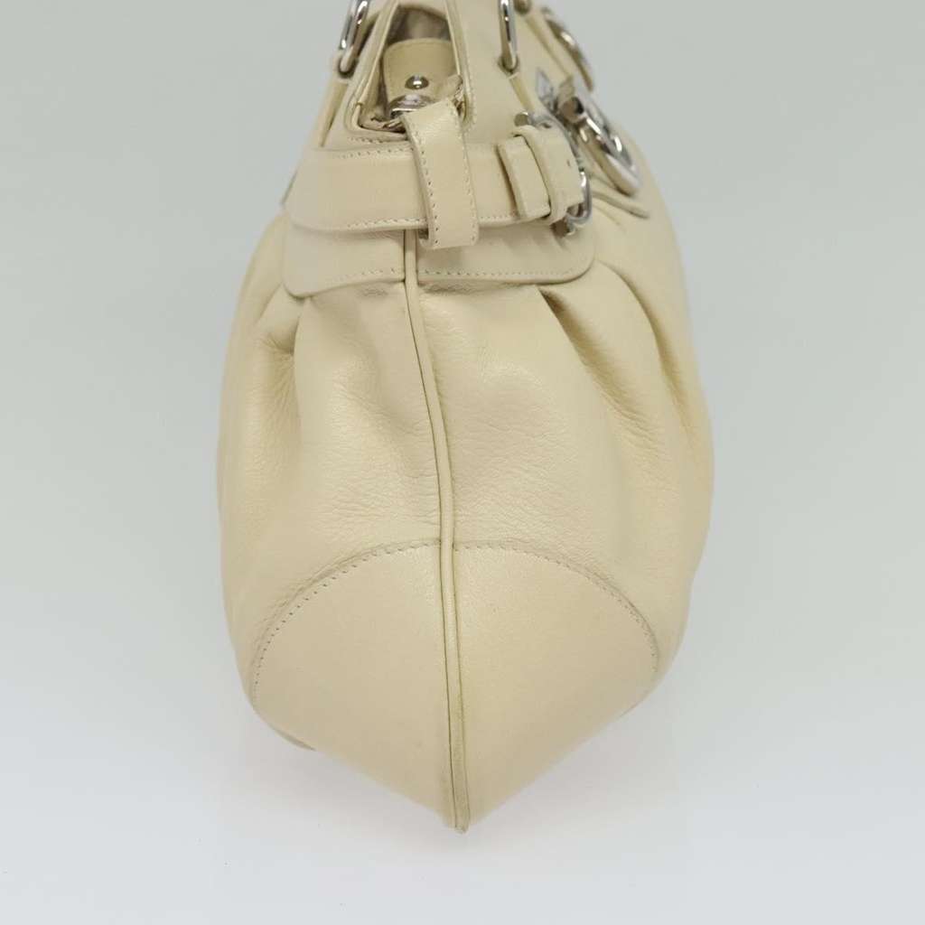 Salvatore Ferragamo Marisa Satchel Beige Leather Good condition - Inside View