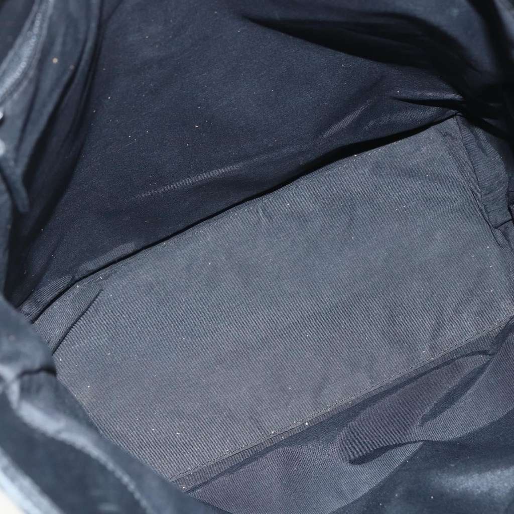 Gucci Vintage Bucket Shopping Tote Black Canvas Good condition - Box View