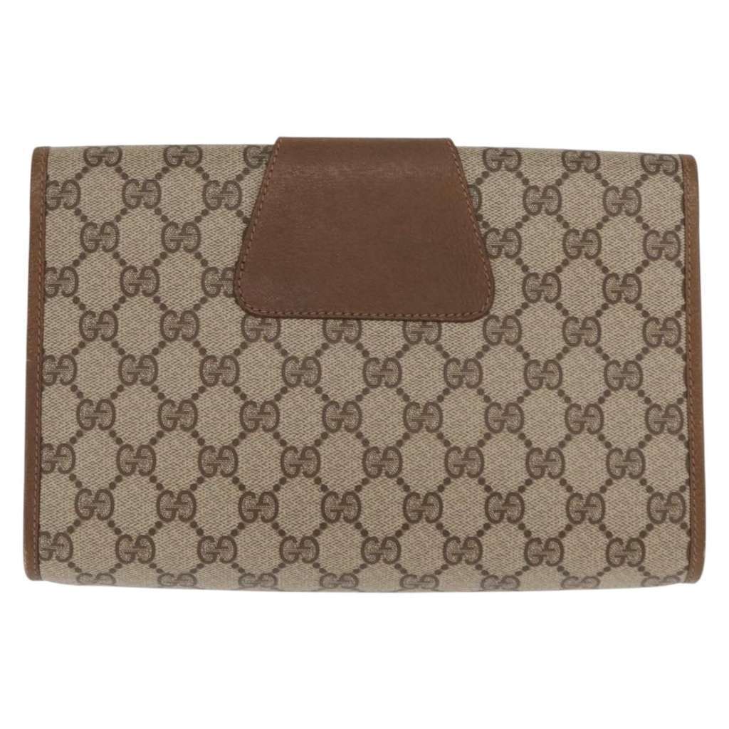 Gucci Vintage old clutch Beige Good condition - Back View