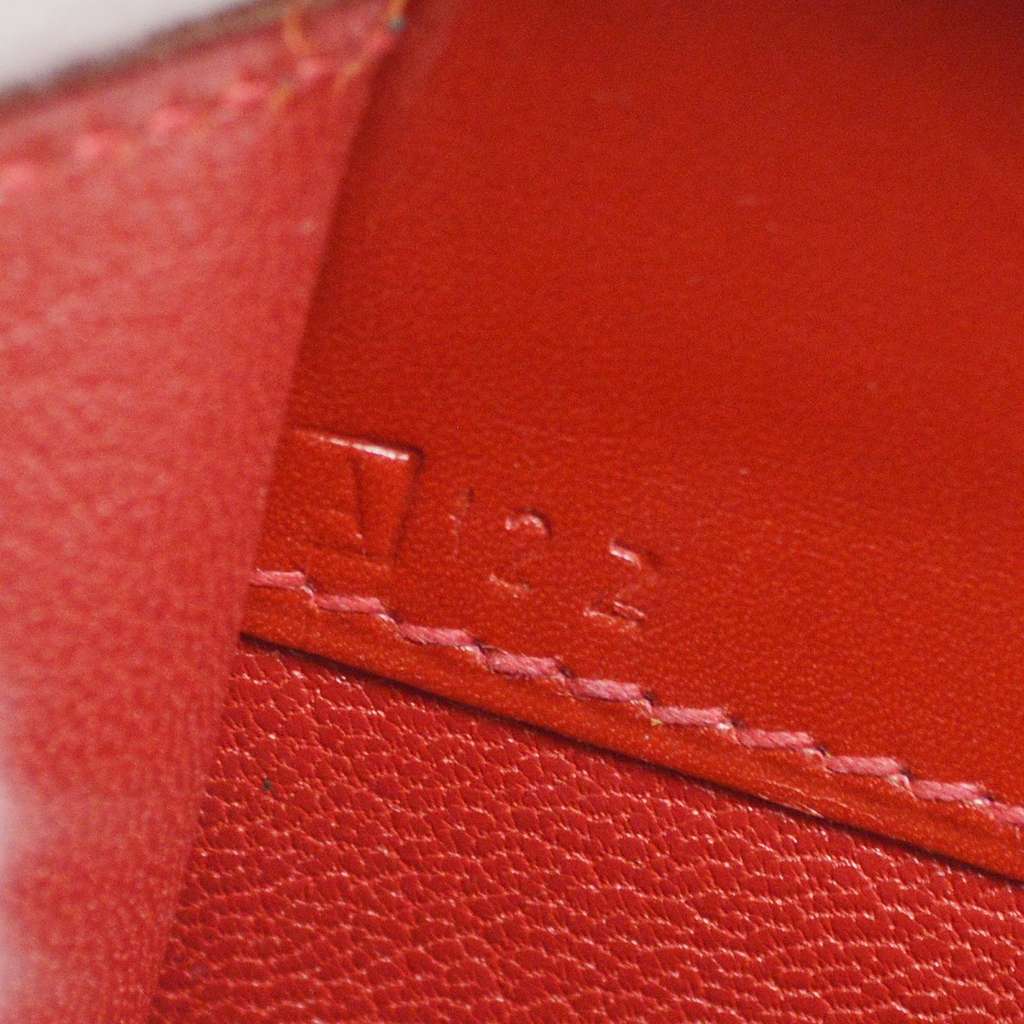 Hermès Dalvy Bag Red Leather Good condition - Box View