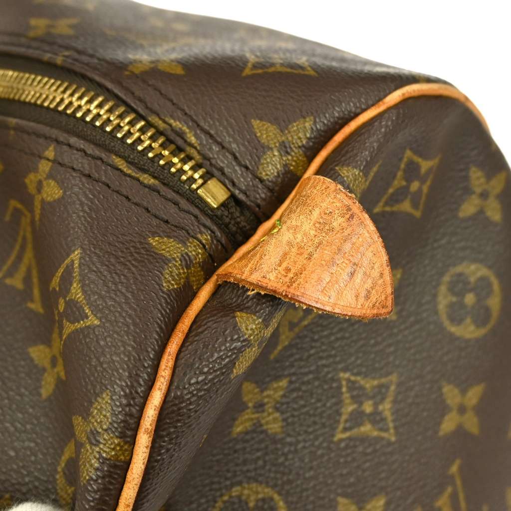 Louis Vuitton Keepall Bag Brown Canvas Good condition - Model View