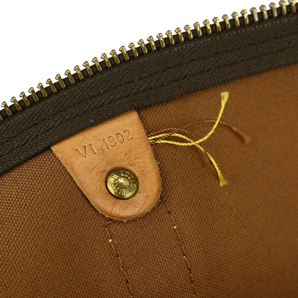 Louis Vuitton Keepall Bag Brown Canvas Good condition - Box View