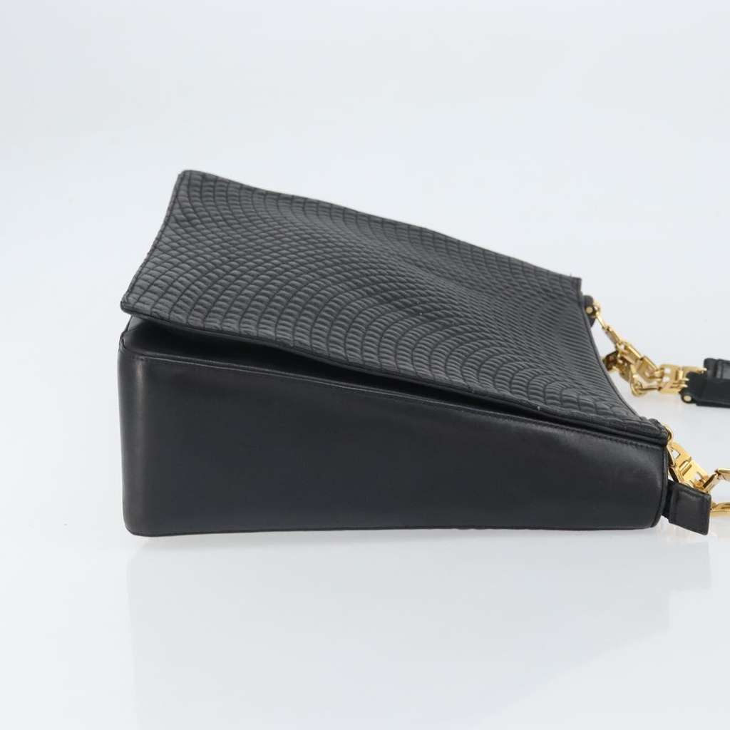 Bally Vintage Tote Bag Black Leather Good condition - Inside View