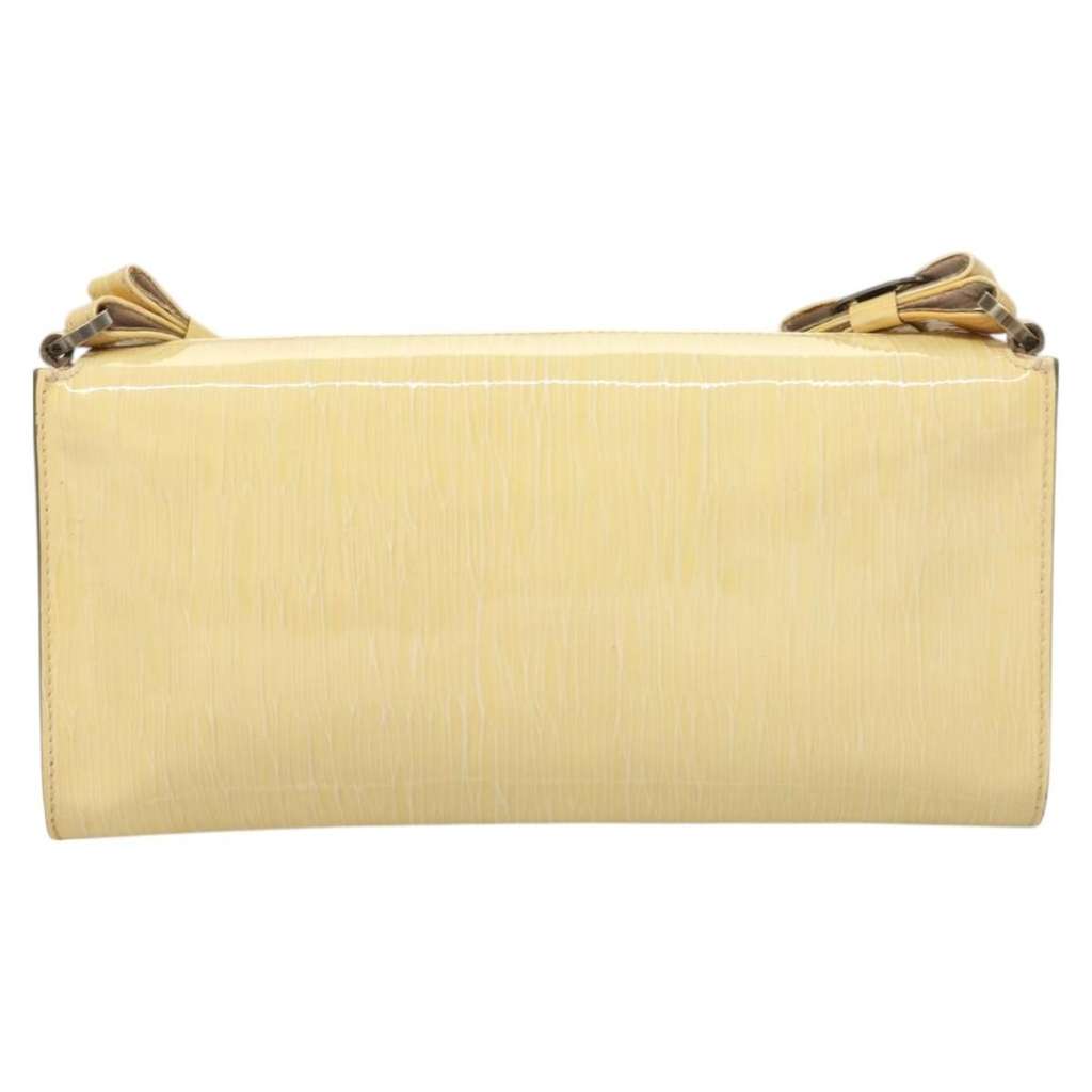 Salvatore Ferragamo Vala Shoulder Bag Yellow Good condition - Back View
