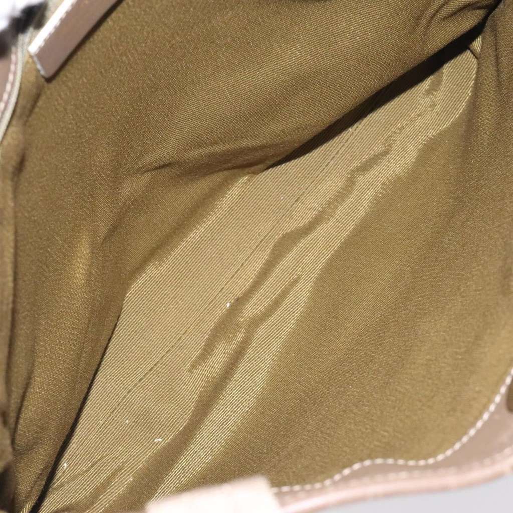 Salvatore Ferragamo Gancini Tote Beige Canvas Good condition - Box View