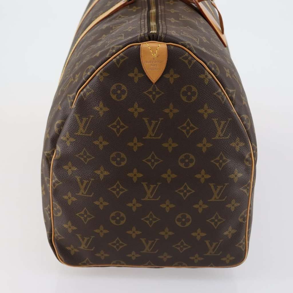 Louis Vuitton Keepall Bag Brown Canvas Good condition - Model View