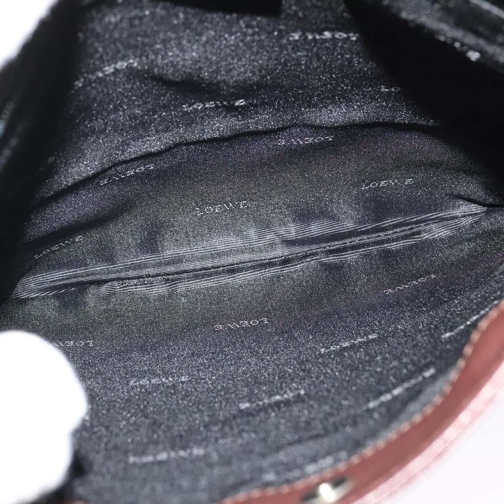 Loewe Anagram Shoulder Bag Brown Leather Good condition - Box View