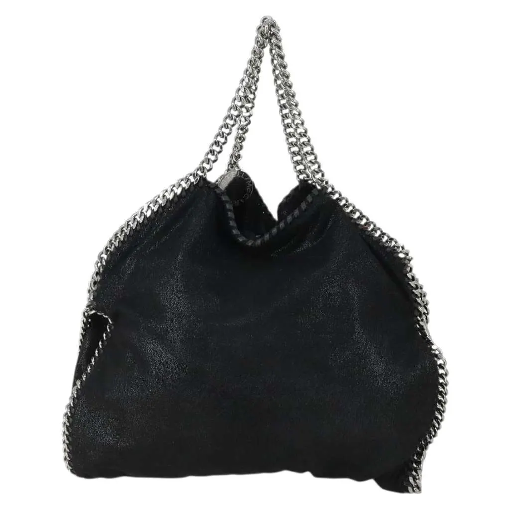 Stella Mccartney Falabella Tote Black Polyester Good - Back View