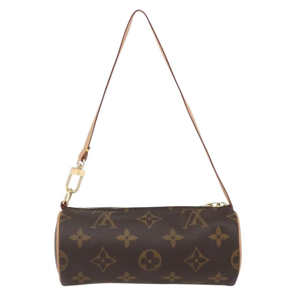Louis Vuitton Papillon Pochette Brown Canvas Good condition - Back View
