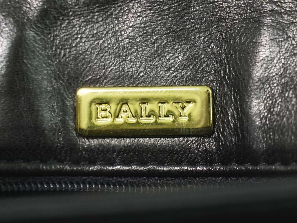 Bally Vintage Handbag Black Leather Good condition - Model View