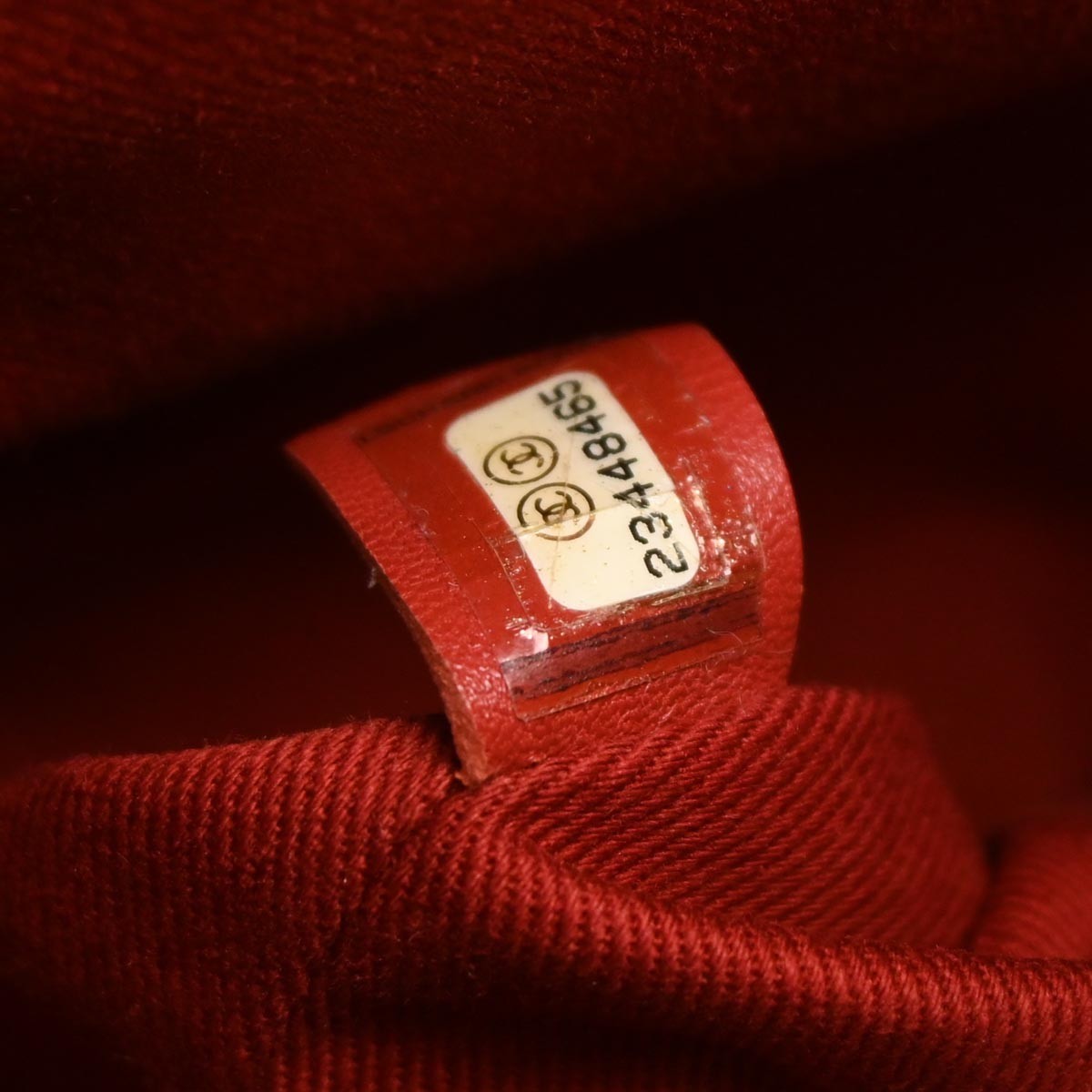 Chanel Coco Top Handle Bag Red Leather Very good condition - Box View