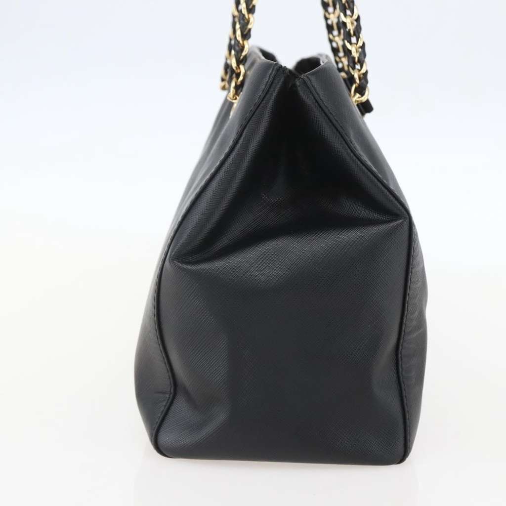 Salvatore Ferragamo Vala Chain Shoulder bag Black Leather Good condition - Inside View