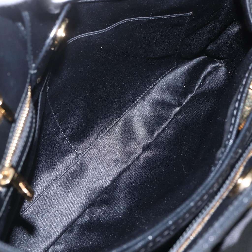 Salvatore Ferragamo Vala Chain Shoulder bag Black Leather Good condition - Box View