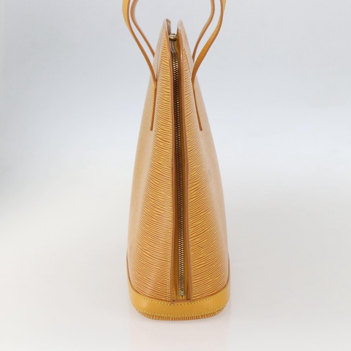 Louis Vuitton Lussac Handbag Yellow Leather Good condition - Model View