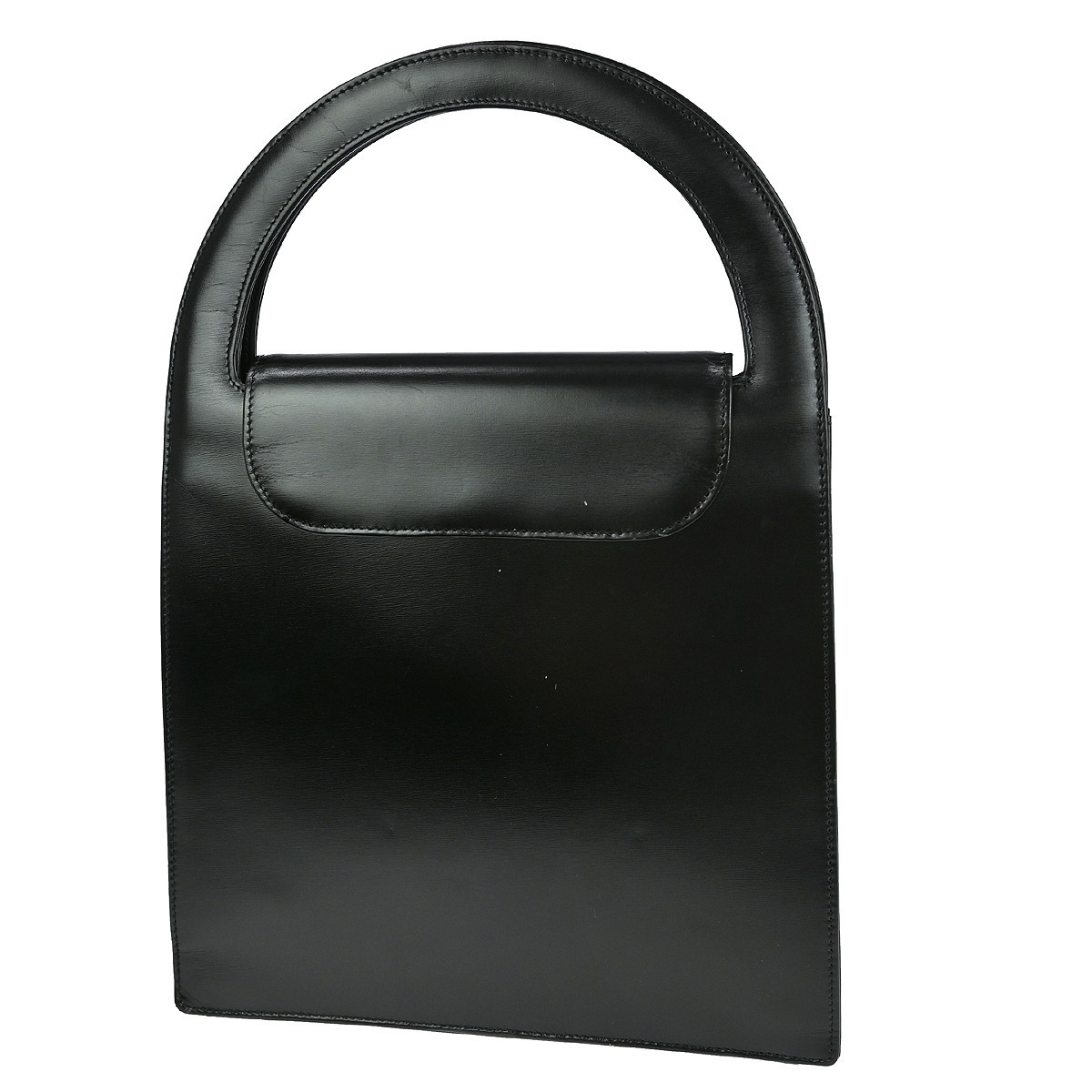 Christian Dior Vintage Handbag Black Leather Good condition - Back View