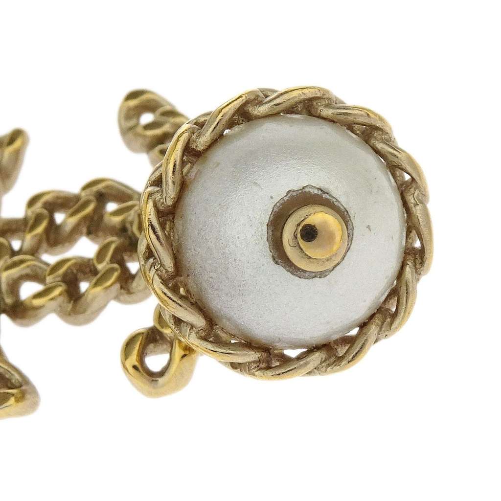 Chanel CC Chain Necklace Gold Good condition - Inside View