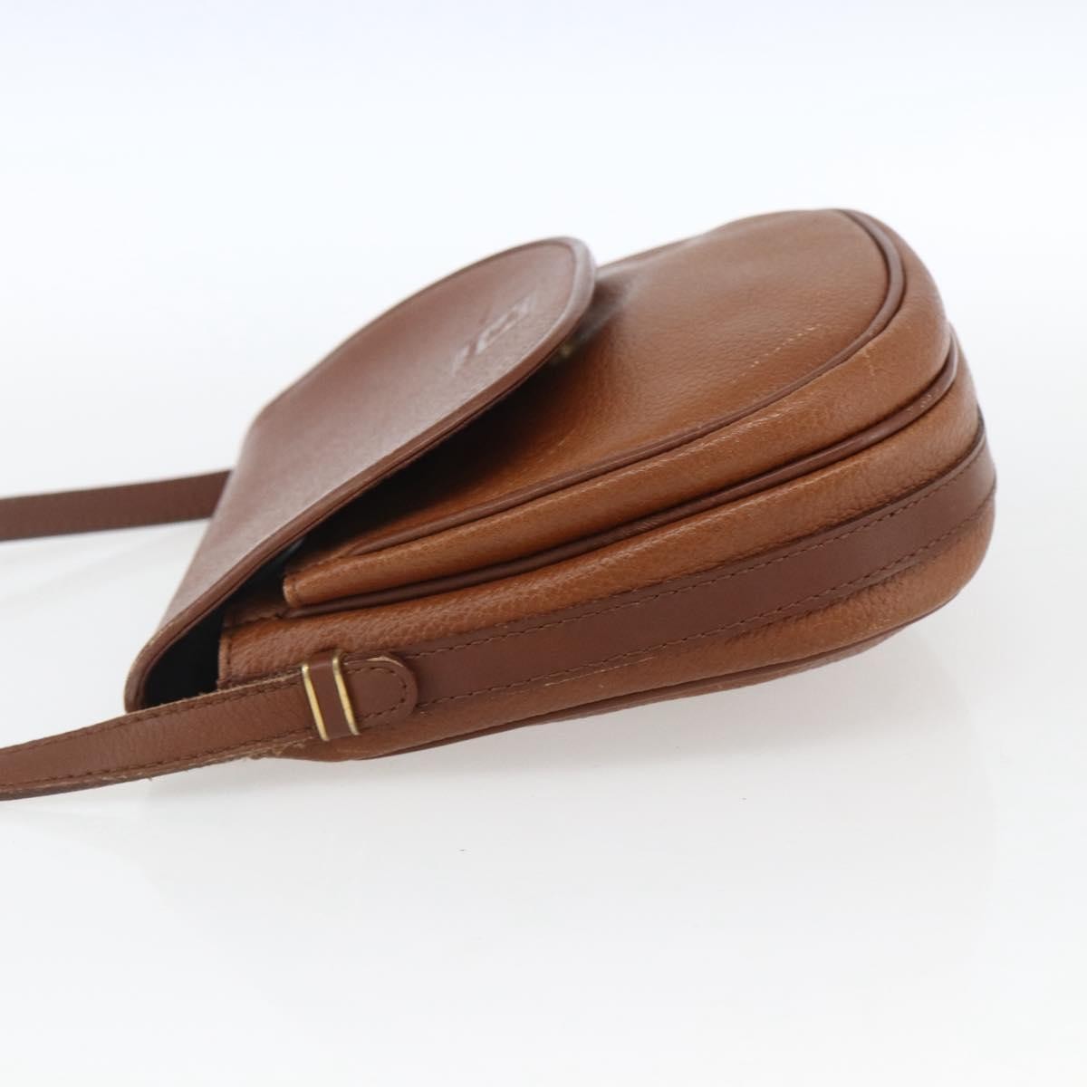 Burberry Vintage Shoulder Bag Brown Leather Good condition - Inside View