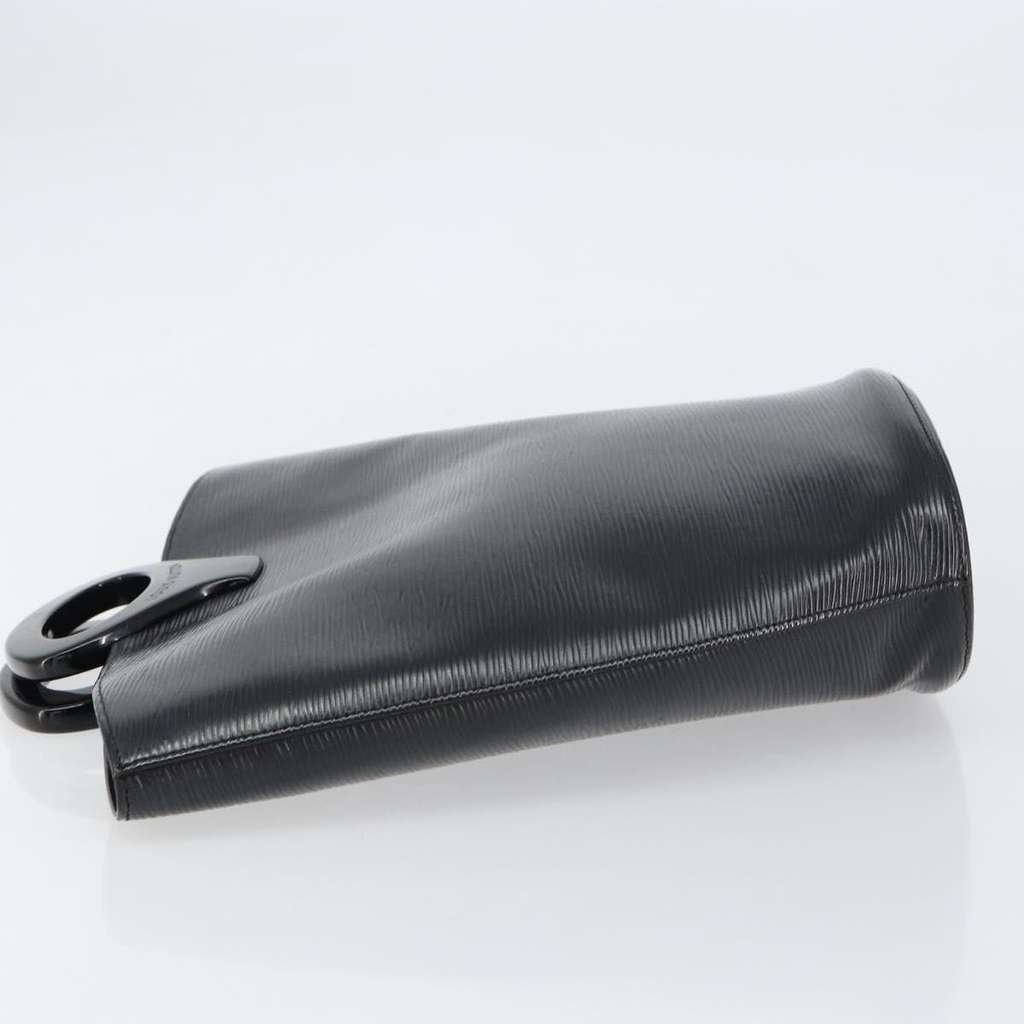 Louis Vuitton Noctambule Handbag Black Leather Good condition - Model View