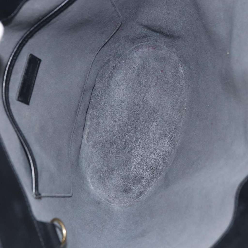 Louis Vuitton Noctambule Handbag Black Leather Good condition - Box View