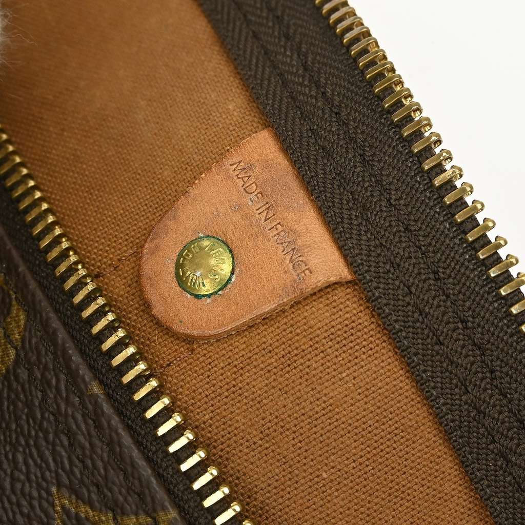 Louis Vuitton Keepall Bandouliere Bag Brown Canvas Fair condition - Model View