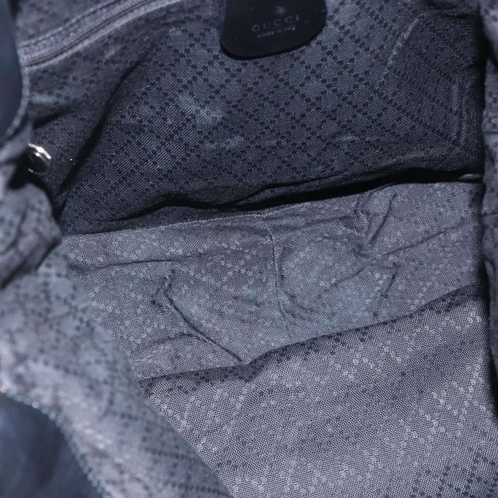 Gucci Vintage Bamboo Handle Open Hobo Black Good condition - Box View