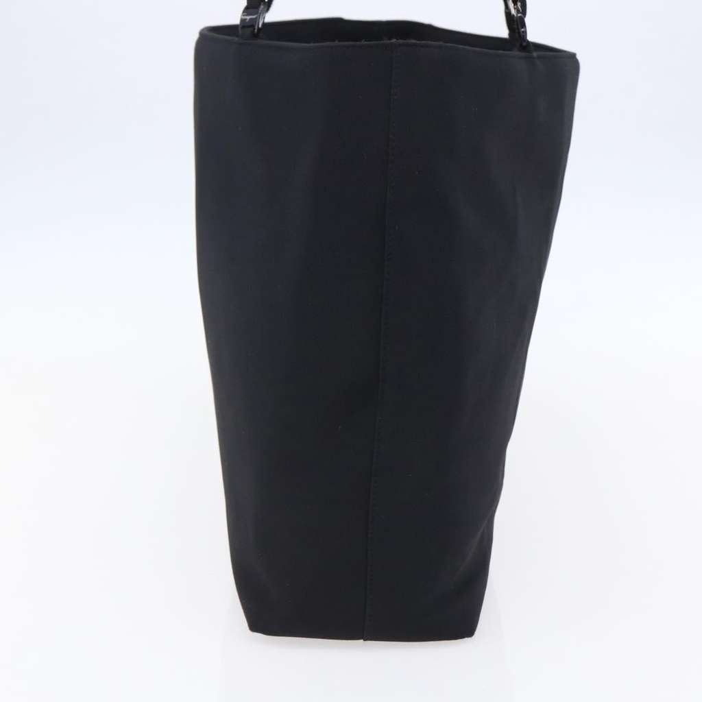 Salvatore Ferragamo Vintage Shoulder Bag Black Canvas Good condition - Inside View