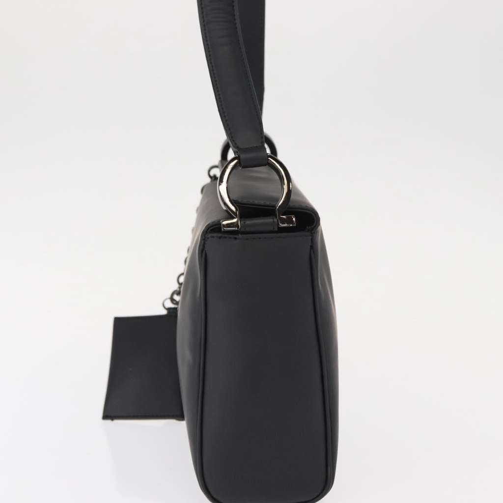 Salvatore Ferragamo Gancini Shoulder Bag Black Good condition - Inside View