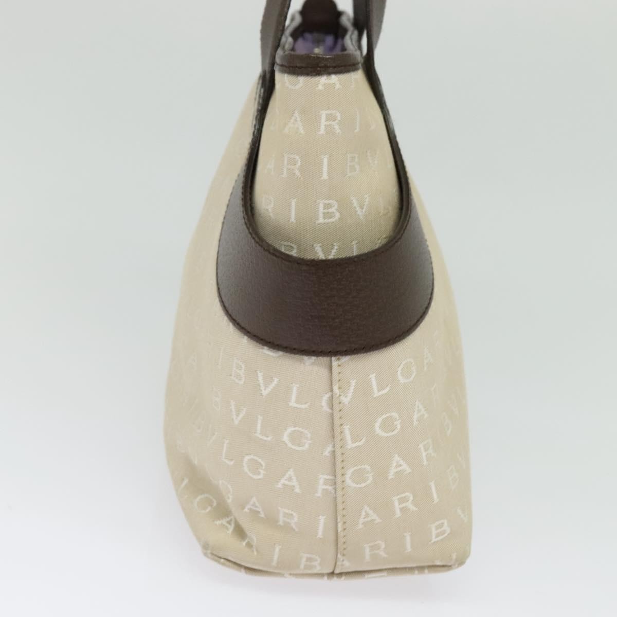 Bvlgari B.Zero1 Logomania Bag Beige Canvas Good condition - Inside View