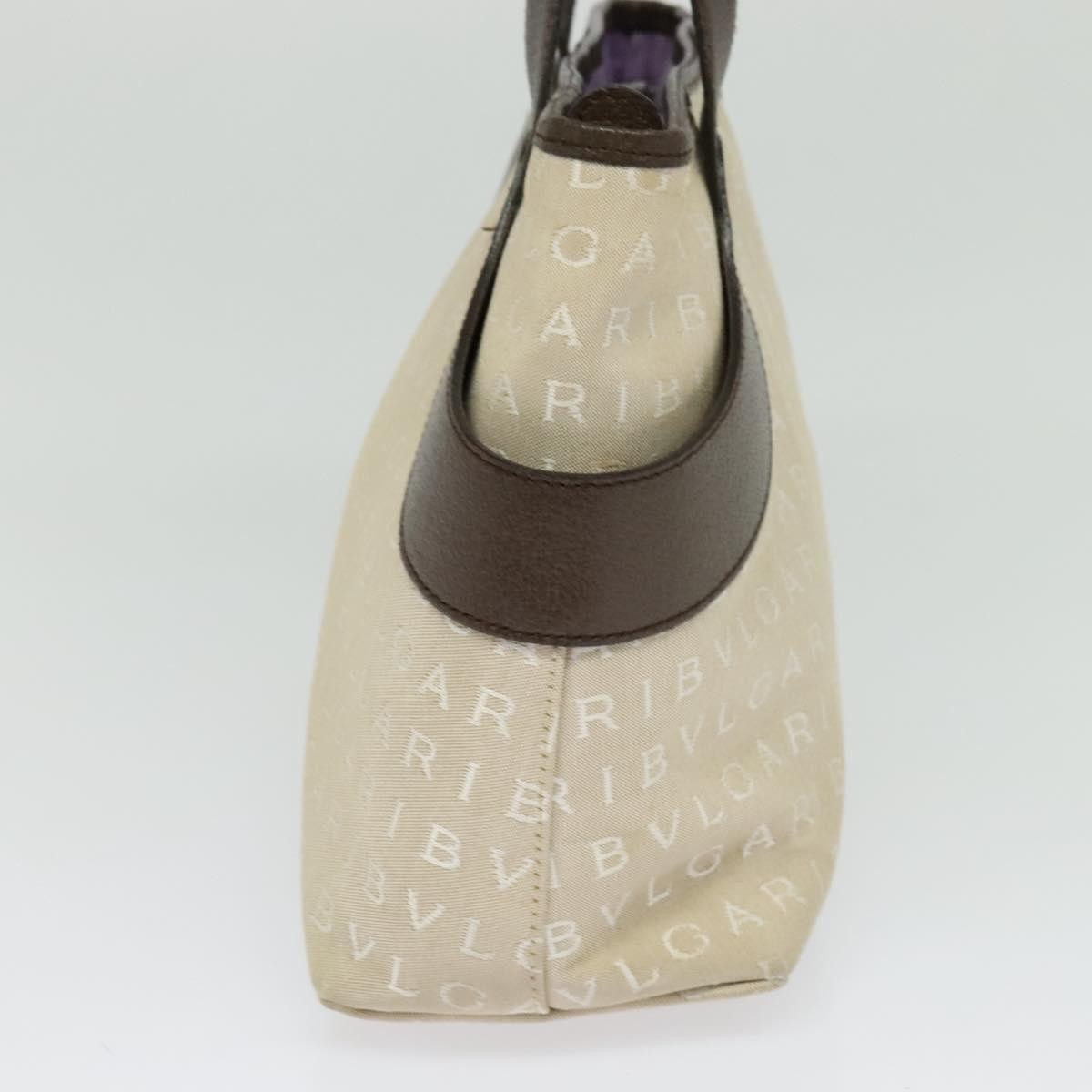 Bvlgari B.Zero1 Logomania Bag Beige Canvas Good condition - Model View