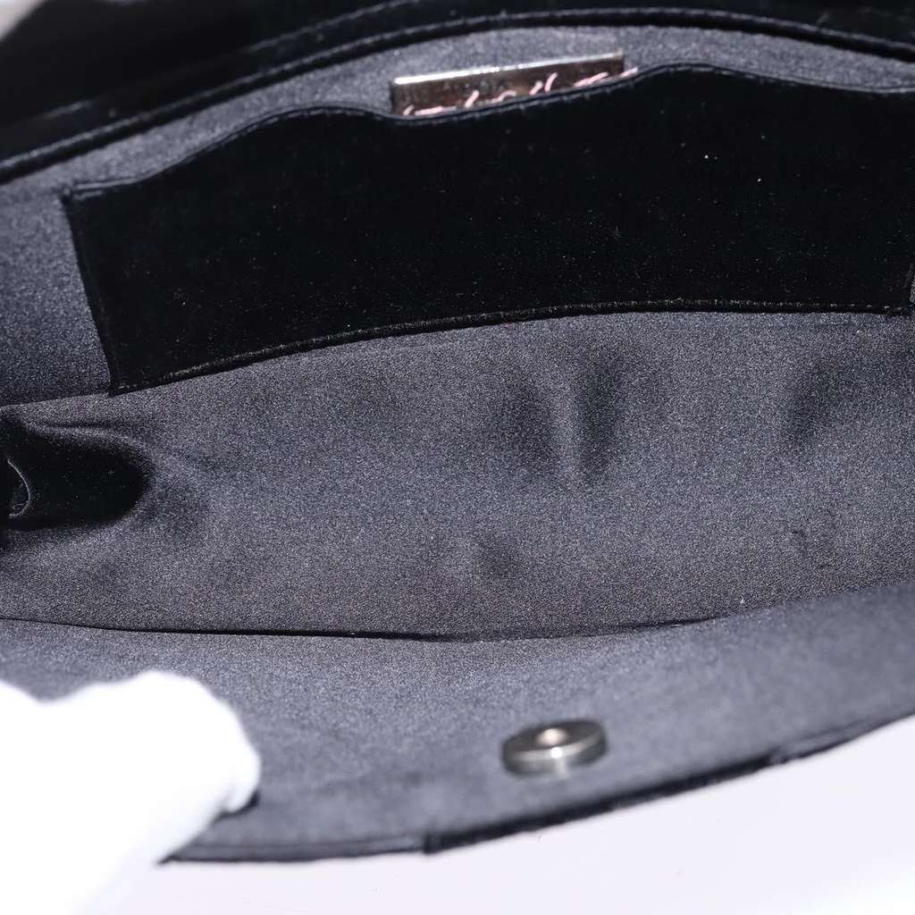 Bottega Veneta Vintage handbag Black Velvet Good condition - Box View