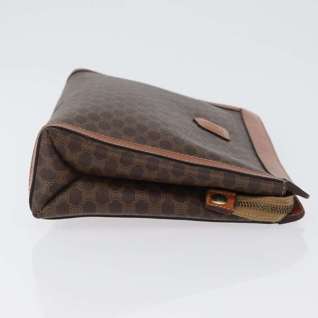 Celine Macadam Pochette Brown Canvas Good condition - Inside View